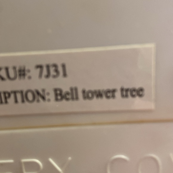 Bell tower tree Christmas decoration vintage bears ringing bells - Picture 9 of 15